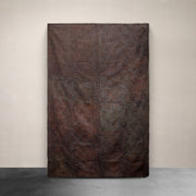Kantha Throw Charcoal and Purple
