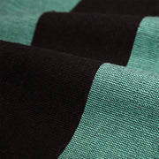 Hero Throw - Turquoise and Brown - Tassel
