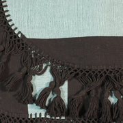 Hero Throw - Mint and Chocolate - Tassel