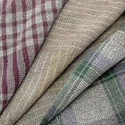 Kantha Throw Burgundy Plaid