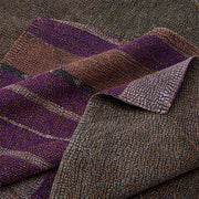 Kantha Throw Charcoal and Purple
