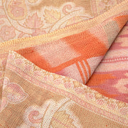 Kantha Throw Peach and Pink