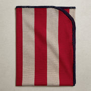Market Throw -Wheat + Red - Stitch