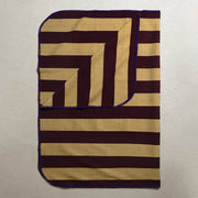 Market Throw -Plum + Gold - Stitch