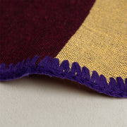 Market Throw -Plum + Gold - Stitch