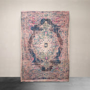 Kantha Throw Mint and Pink Tapestry
