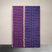 Kantha Throw Purple and Teal