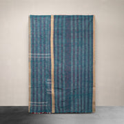 Kantha Throw Purple and Teal