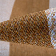 Shadow Throw - Light Grey and Caramel - Stitch