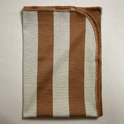 Shadow Throw - Light Taupe + Rust - Stitch
