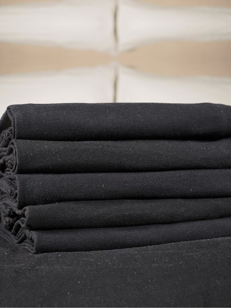 Solids Throw - Black - Stitch