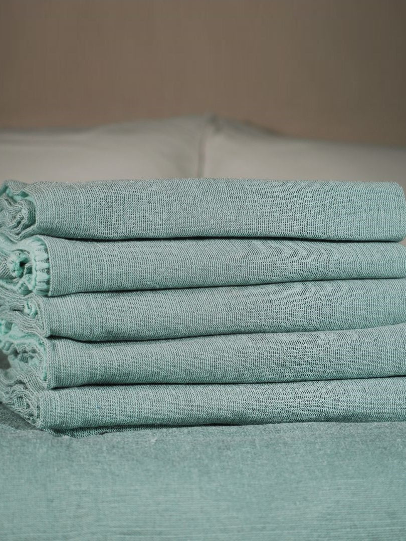 Solids Throw - Mint - Stitch