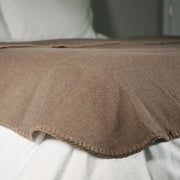 Solids Throw - Nut - Stitch