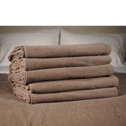 Solids Throw - Nut - Stitch
