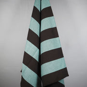 Sunday Throw - Mint + Chocolate - Stitch